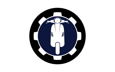 Вектор логотипа двигателей Vespa v23