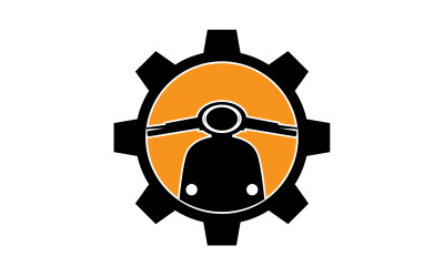 Вектор логотипа двигателей Vespa v24