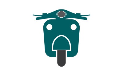 Vespa moteurs icône logo vecteur v2