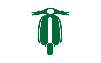Vespa moteurs icône logo vecteur v4
