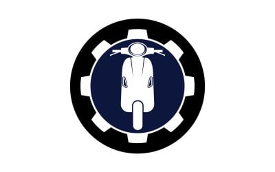 Vespa-Motoren-Symbol-Logo-Vektor v23