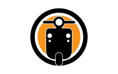 Vespa motorlar simge logo vektör v14