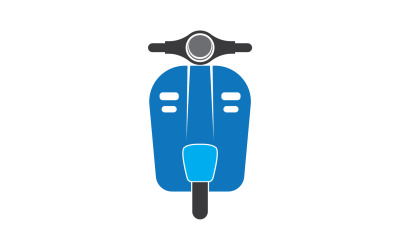 Vespa motors icon logo vector v1