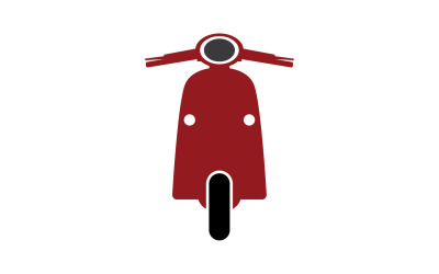 Vespa motors icon logo vector v8