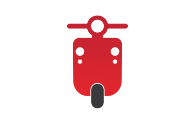 Vespa motors simge logo vektör v10