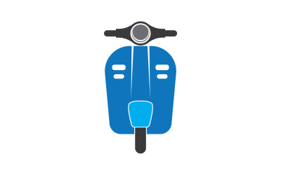 Vespa motors simge logo vektör v1