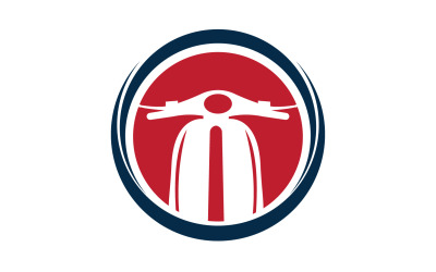 Vespa motors simge logo vektör v20