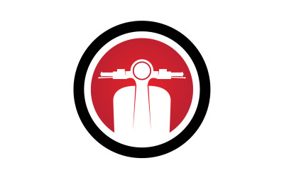 Vespa motors значок векторний логотип v16