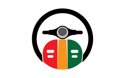 Vespa motors значок векторний логотип v17