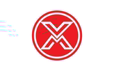 X letter initial logo vector v33
