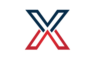 X 字母初始标志矢量 v27