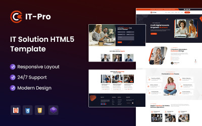 ITPRO – HTML5-website voor IT-oplossingen