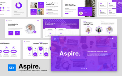 Aspire Corporate Business Presentation Keynote Mall