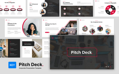 Елегантний PitchDeck Business Keynote