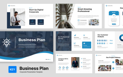 Plan de negocios: plantilla de presentación multipropósito para Keynote