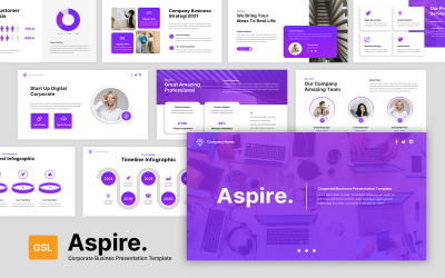 Шаблон Google Slides Corporate Business Presentation