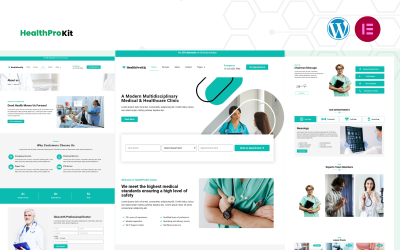 HealthProKit – Healthcare Elementor sablonkészlet