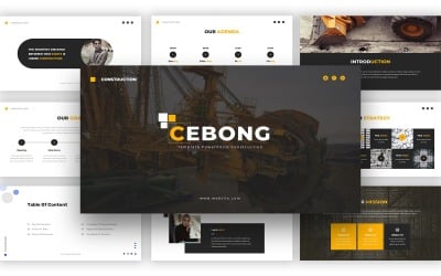 Cebong 建筑 Powerpoint 模板