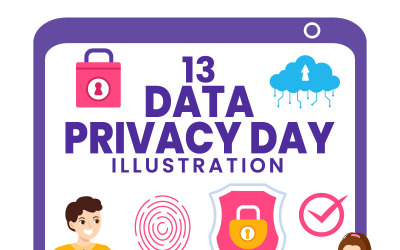 13 Illustration zum Datenschutztag