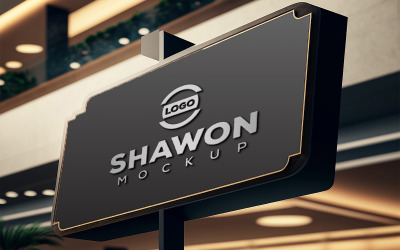 Shopping Mall Billboard Mockup