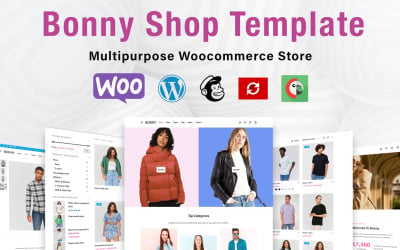 Bonny Shop Woocommerce-Vorlage