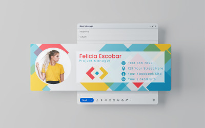 E-postsignaturstildesign 14