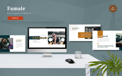 Famale - Modèle Powerpoint
