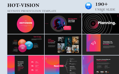 Hot-Vision keynote Presentation Template
