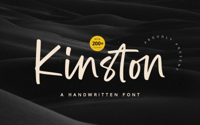 Kinston - handskrivet teckensnitt