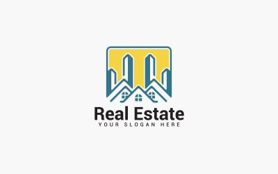 Real Estate 2 Logo Design Template