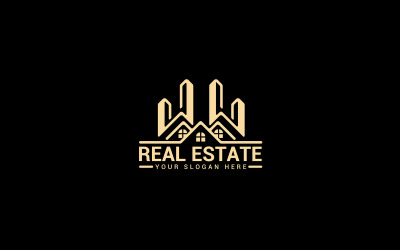 Real Estate 4 Logo Design Template