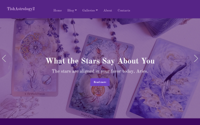 TishAstrology2 – motyw WordPress dotyczący astrologii