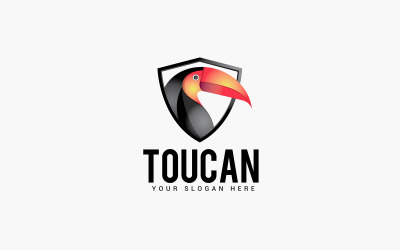 TOUCAN logotyp designmall