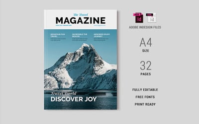 Modèle de magazine de voyage 10