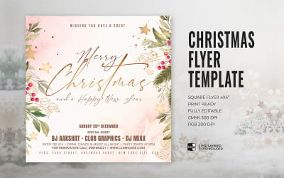 PSD Christmas Flyer Template