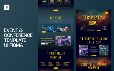 Event &amp;amp; Conference Mall UI Figma