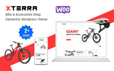 Xterra - Магазин велосипедов и аксессуаров Elementor WordPress тема