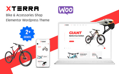 Xterra - Negozio di bici e accessori Elementor Tema WordPress