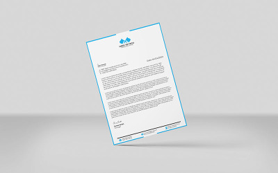 Membrete - Diseño de plantilla de identidad corporativa_01
