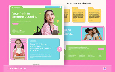 SmartPath - målsida för onlineinlärning