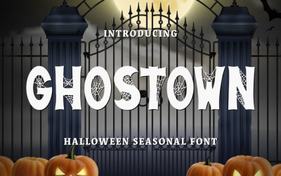 Styl písma Ghosttown Halloween