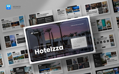 Hotelzza - Šablona hlavní poznámky luxusního hotelu