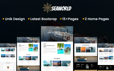 Html šablona Sheworld - Sea Adventure Travel