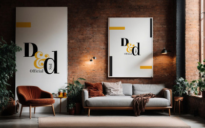 Poster Canvas Mockup - Poster Canvas Mockup #01