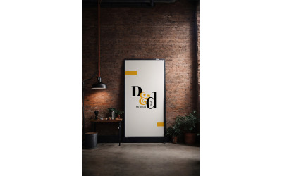 Poster Canvas Mockup - Poster Canvas Mockup #04