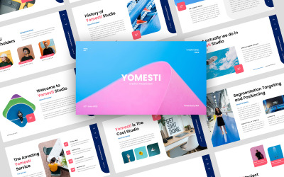 Presentación de diapositivas de Google sobre negocios creativos de Yomesti