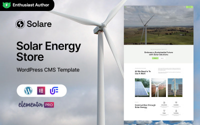 Solare - Solare Energy WordPress Elementor Theme