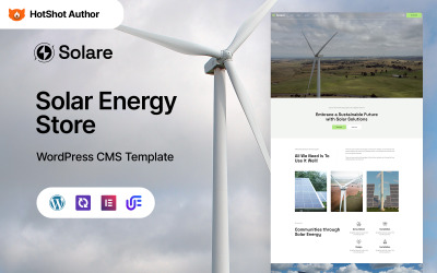 Solare - Solare Energy WordPress Elementor 主题