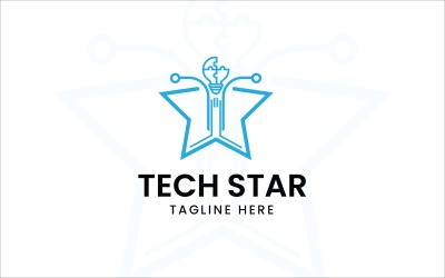 Tech Star Technology Company Logo