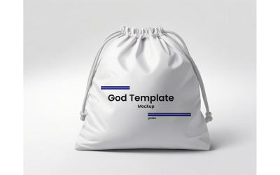 Drawstring Bag Mockup #02